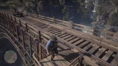 Bad moment to press the wrong button...Arthur bailed on John.
