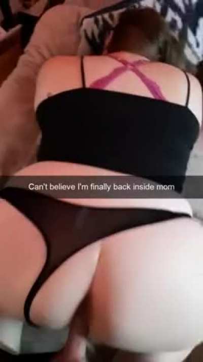 Chubby mom gets creampied by son after he catches her masturbating during lockdown