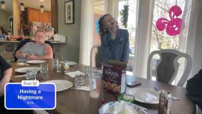 My sister’s reenactment of a nightmare