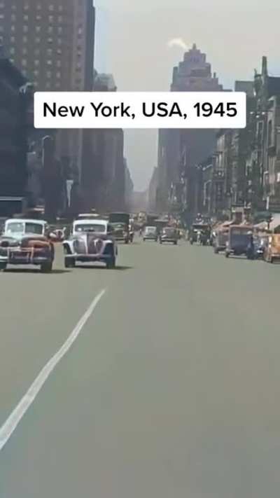 Men and women walking the streets of various cities from 1896 to 1945