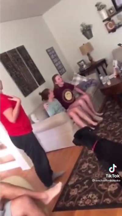 pretending someone is invisible