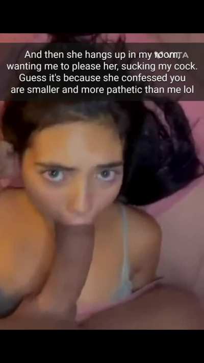 Your gf gives a blowjob to your bully and gets slapped
