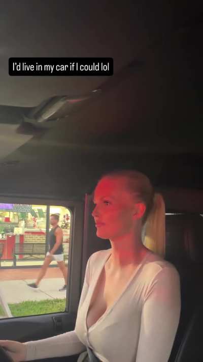 She'd live in her car if she could | IG Story | February 2026
