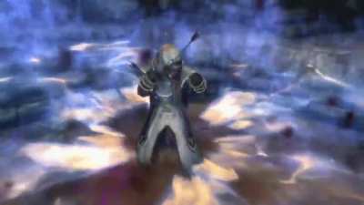 Khajiit Cleric Banishes the Undead