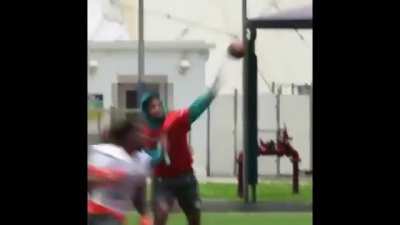 Tua Thowing to Players in minicamp