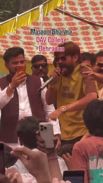 Masoom Sharma(aka dehati Sharma)openly abusing and calling for violence while Dhami is in attendance