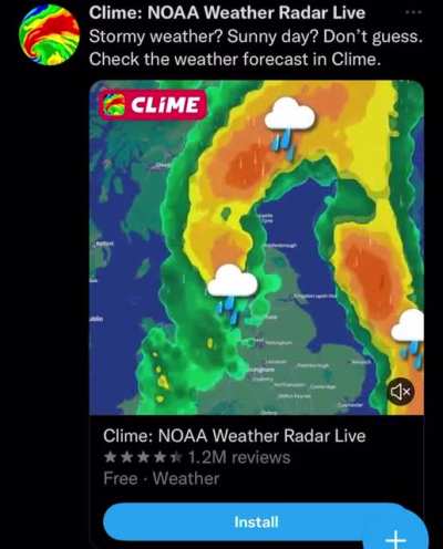 Suspiciously shaped weather pattern and clouds there…..