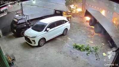 no chance for a motorcyclist