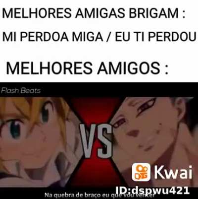 é assim que melhores amigos se perdoam