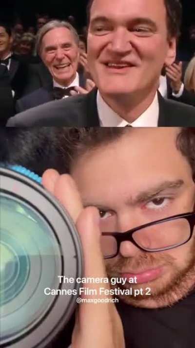 The camera guy at Cannes pt 2 - even more awkward