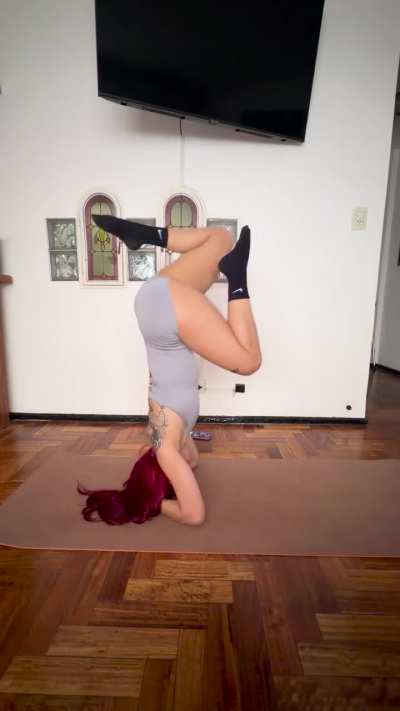 A little of the new thing I learned doing yoga