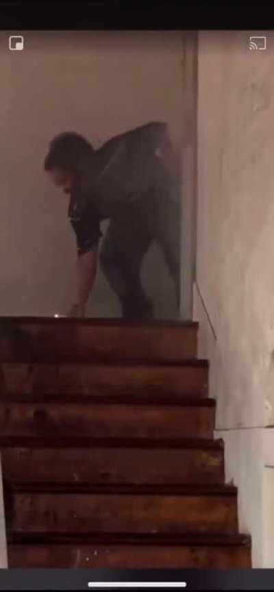 Man Tries To Arson Low Income Housing During A Protest/Riot