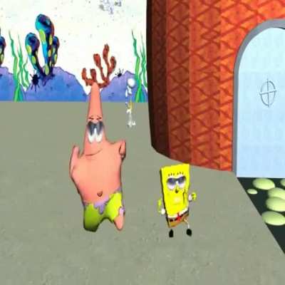 epic moment with spnge and pat 😎😎😎😎