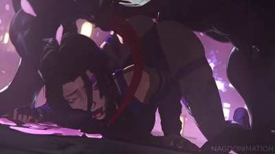 Psylocke vs. Venom -Part 1 (Nago<wbr>onima<wbr>tion) [Marvel Rivals]