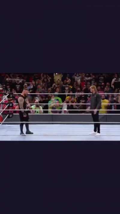 Logan gets a 3.5/5 for that stunner sell. Man tried to be like the rock and do flips 😂