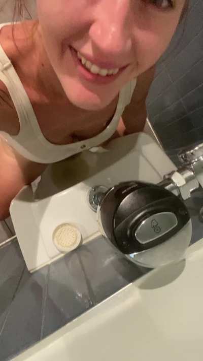 Peeing in the mens bathroom, what would you do if you walked in and saw me?