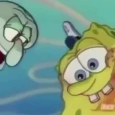No top for squidward