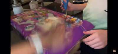 Lego box to the face