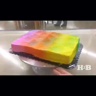 Rainbow Cake/Радужный не торт!