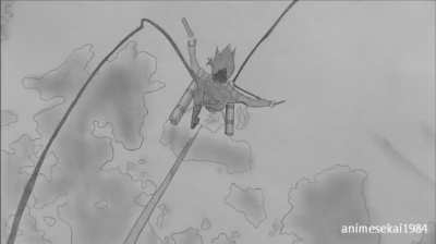 シャーペンで進撃の巨人OP・反撃の翼【88枚】 (by animesekai1984)