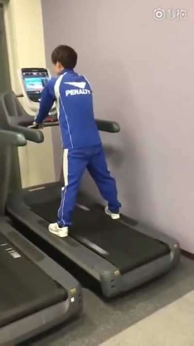 Tread mill at max