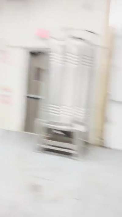 Taking out the trash (shaky camera warning)
