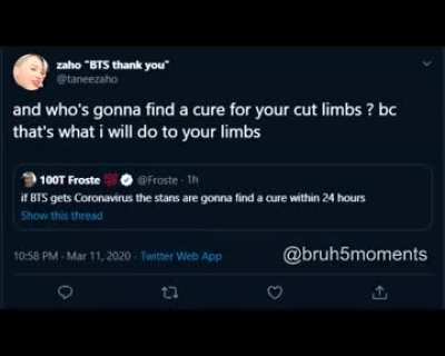 BTS fans are wildin