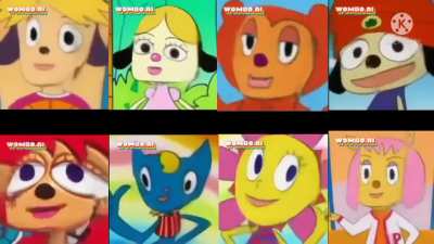 Parappa characthers singing Witch Doctor (DeepFake)