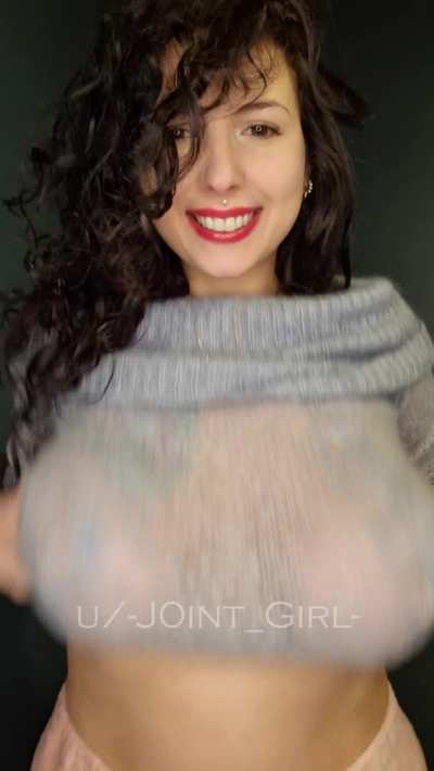 What do you like the most, my sweater or what's under it? (OC)