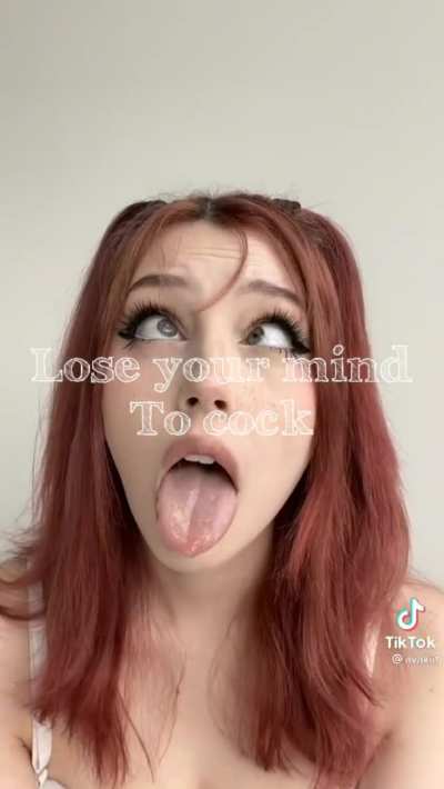 Accept it! You're cock hungry sissy slut