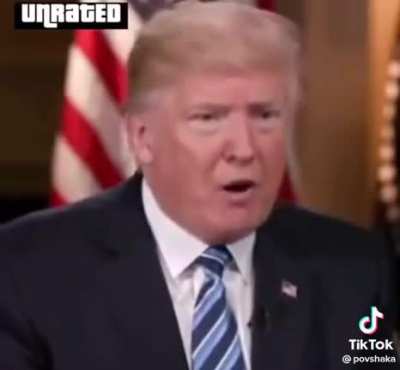 Nah Trump spittin fax doe