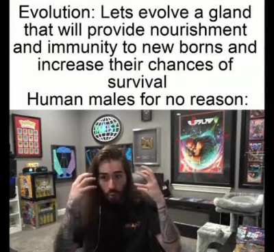 “Gentlemen, I may not have a brain but I’ve got an idea!” -some human ancestor