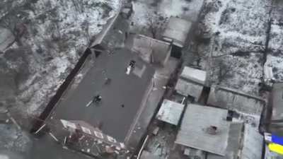 Breaking souronded Ukranian out.