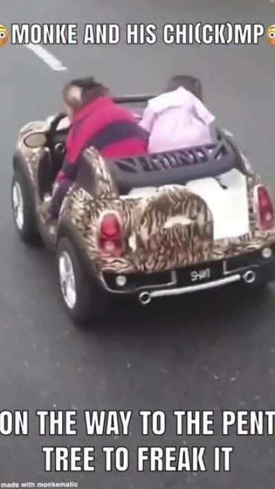Monke boutta whip his hoe
