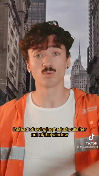 Cleaning up after spider-man
