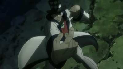 JoJo part 1,2,3 but they are poorly voiced over