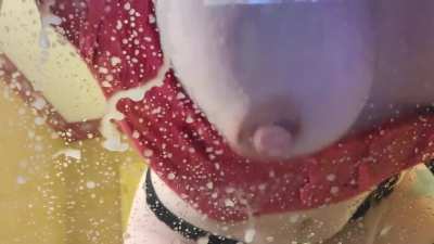 Like a car wash...but with milky nipples ;)