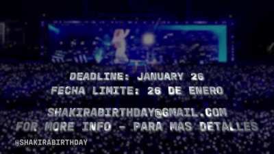 Join the Shakira Birthday Video Project 2026!