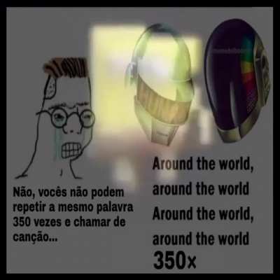 Aroud the world, Aroud the world, Aroud the world, Aroud the world.