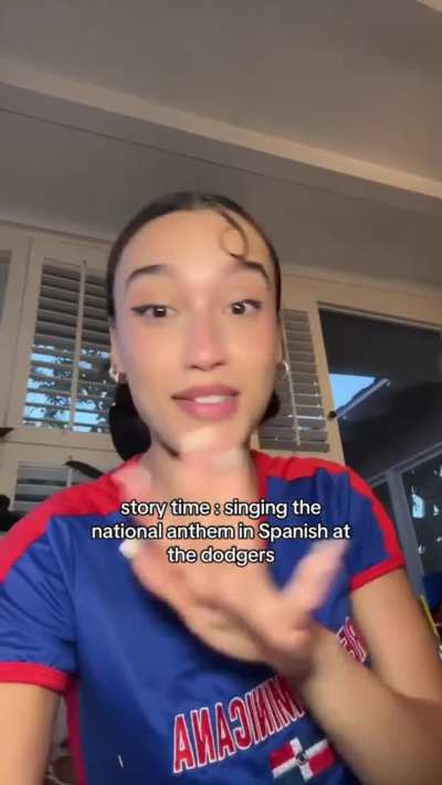 She was told NOT to 