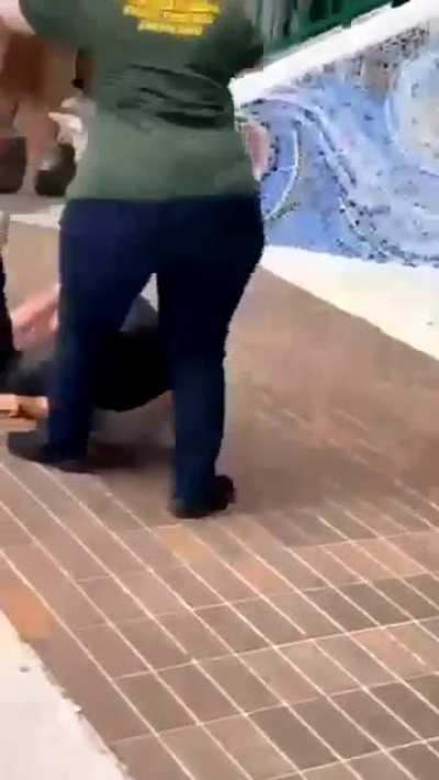 Kid Who Sucker Punched Gets Slammed, Ends Up With Broken Cheekbone.