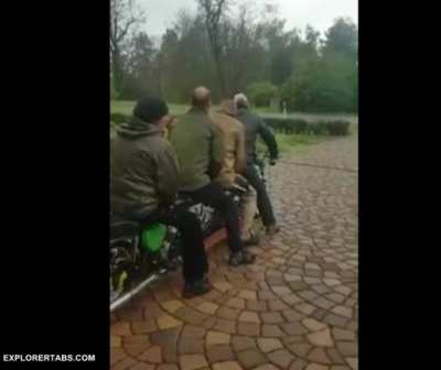 Going for a ride with my bros, choo choo