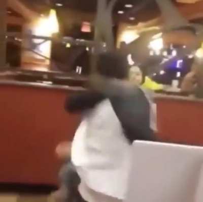 In the restaurant