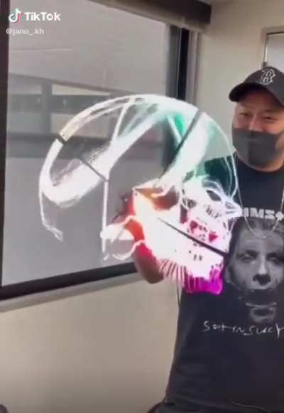 this skull animation