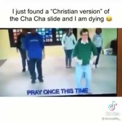 A little bit of religious cringe for you