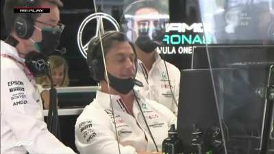 Toto Wolff reaction to Bottas-Perez fight