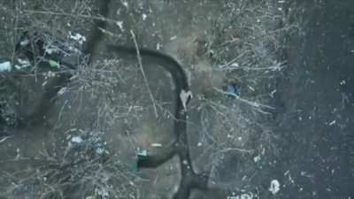 Ukrainian Logistics using Drones to drop small essential items to their Frontline troops in Combat Zones - Source, Euromaiden Press