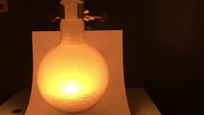 Phosphorus sun (red phosphorus in pure oxygen)