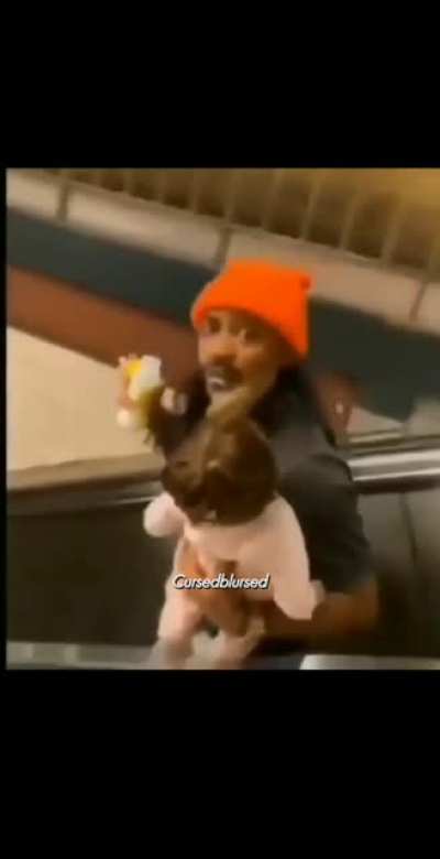 When he punched the baby i jumped