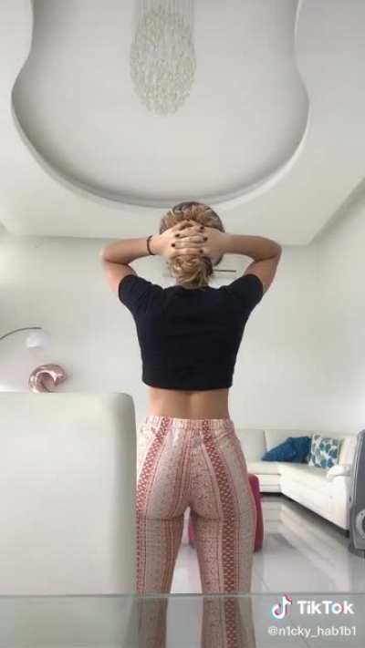 Not paying attention to her hair